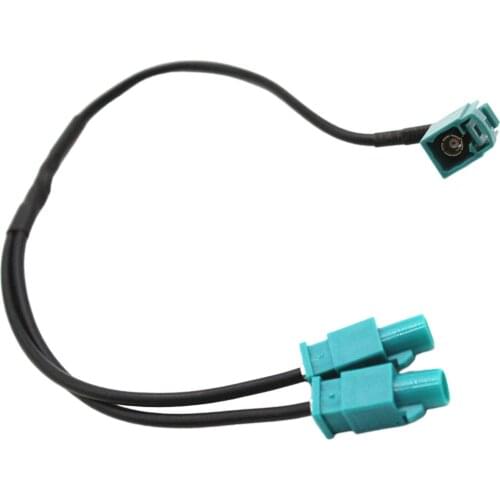 CAR Antenna Adapter Cable Dual Fakra To Fakra Female Plug After-Market for AUDI VW Navigation Signal Vehical Accessories