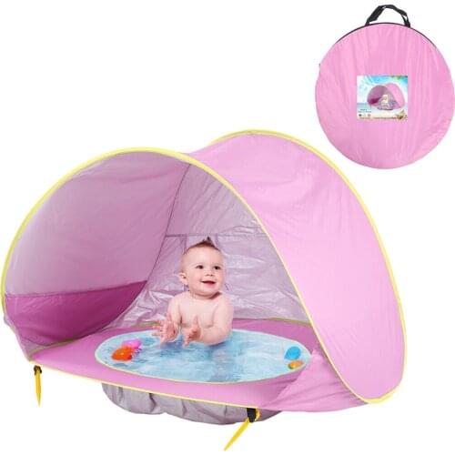 Children Tent Ocean Outdoor Sunscreen Pool Beach Castle Ball Pool Toy House Indoor Outdoor Beach Pool Tent