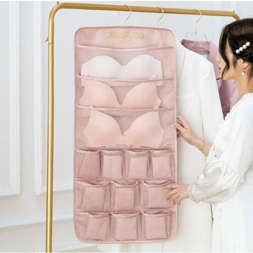 Women Underwear Socks Hanging Bag Wardrobe Closet Double-sided Underwear Storage Bags Socks Bras Organizer Home Closet Organizer