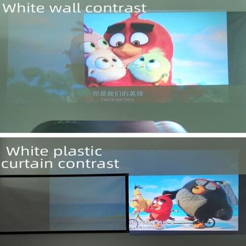 Portable 3D HD Digital Curtain Pojector Screen Wall 100/110/130 inch Anti-Light Curtains 16:9 Home Movie Theater Office Cinema