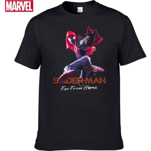 Marvel The Avengers spiderman t shirt Comfortable Breathable 100% cotton Fashion clothes for teens Summer Oversize t-shirt #80