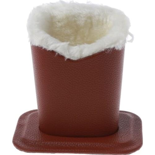 PU Leather Eyeglass Holders Sunglass Stands with Soft Plush Lining Eyeglass Holder Stands Safe Plush Lined Glasses Case