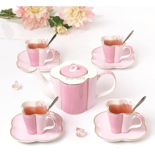 FIne Bone China Tea Sets of 10 Turkish Coffee Lover Coffee Cups English Tea Set Porcelain China Tea Cups and Saucer Sets