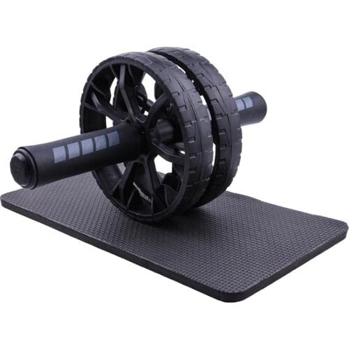 ABS Abdominal Roller Exercise Wheel Fitness Equipment Mute Roller For Home Gym Arms Back Belly Core Trainer Body Shape Training