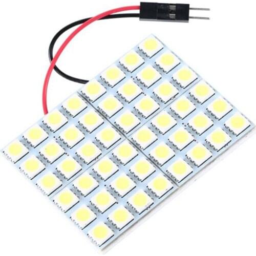 Xenon White 48-SMD 5050 LED Panel Light For Car/Dome/Foot Area/Trunk Cargo Light