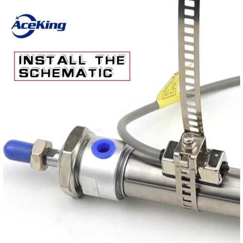 MA/MAL cylinder stainless steel binding band magnetic switch bracket sc1-u fixed parts accessories binding band