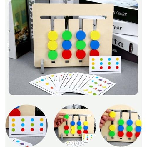 Mathematical Knowledge Classification Cognitive Matching Kids Montessori Early Educational Learn Toy Wood Box Gifts For Children