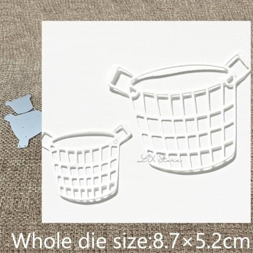 XLDesign Craft Metal Cutting Dies stencil mold 2pcs Grid bucket decoration scrapbook Album Paper Card Craft Embossing die cuts