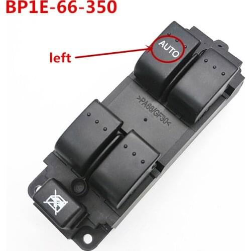 Power Window Lifter Switch for Mazda 3 (BK) 2003-2009 Front left door main control switch BP1E-66-350 BP1E66350