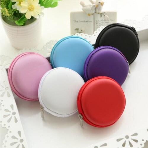 Fidget Spinner Pouch EVA Data Lines USB Headset Storage Bags Round Portable Hand Spinners Box LX6533