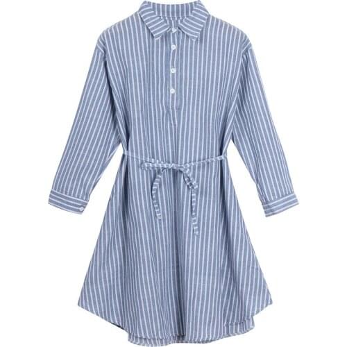 Striped Dress Lining Dress for Pregnant Maternity Women Clothes Breastfeeding Pregnant Clothes Pregnancy Long Sleeve Clothes