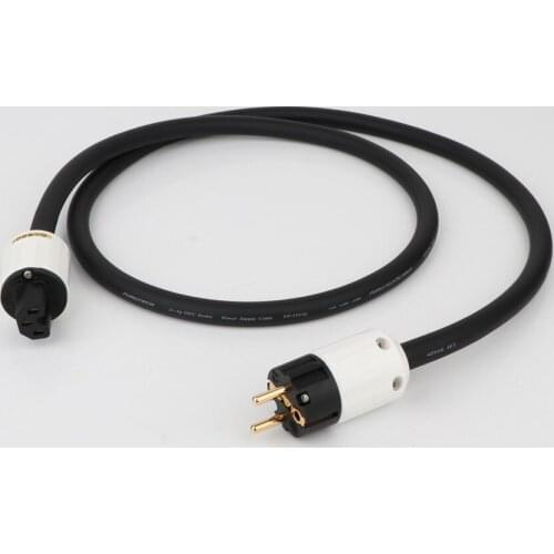 HIFI FURUTECH FP-314Ag Power Cable Line Power Cord with Oyaide P-320E Schuko EU Plug AC Cable Hifi Vinshle