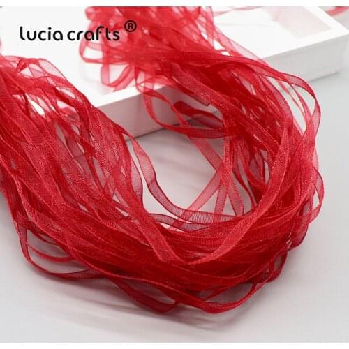 SALE 20y 3mm Organza Ribbon for Gift Wrapping Headwear Material DIY Garment Sewing Accessories P0307