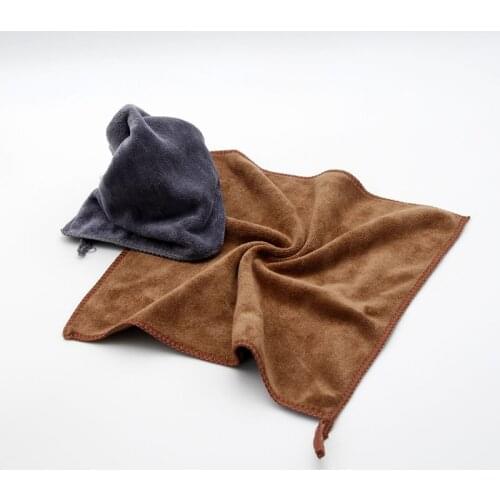 Coffee bar cleaning towel 30*30cm square thick towel absorbent wipes coffee machine milk foam cleaning cloth