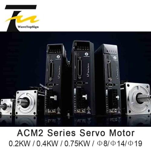 Leadshin Servo Motor ACM2 Series Torque 0.32N.M 1.27N.M 2.4N.M +Servo Driver 400W 750W