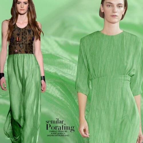 Special clearance! Special early spring silk solid color silk fabric texture cicada sense of texture and delicate silk fabrics