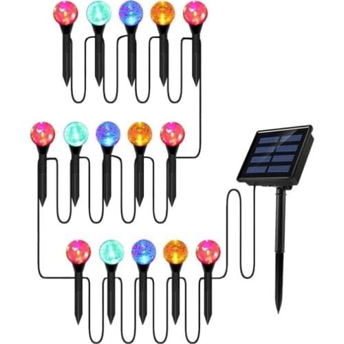 String Light Solar LED Light Outdoor Garden Wedding Decoration Lamp Waterproof Garland Outdoor Furniture Light for Party Decor
