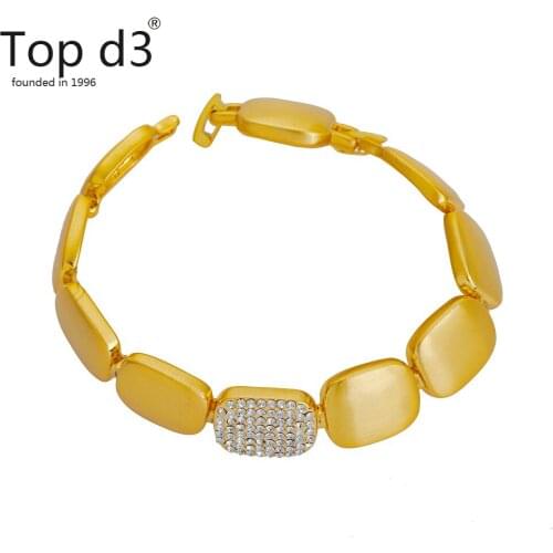 Top d3 Viennois Group Wholesale Price,Fashion women & men bracelet Jewelry,gold color chain Bracelets ,Fashion Cute bracelet
