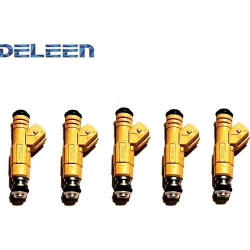 Deleen 5x High impedance Fuel Injector 0280155766 / FJ876 For vOLVO Car Accessories