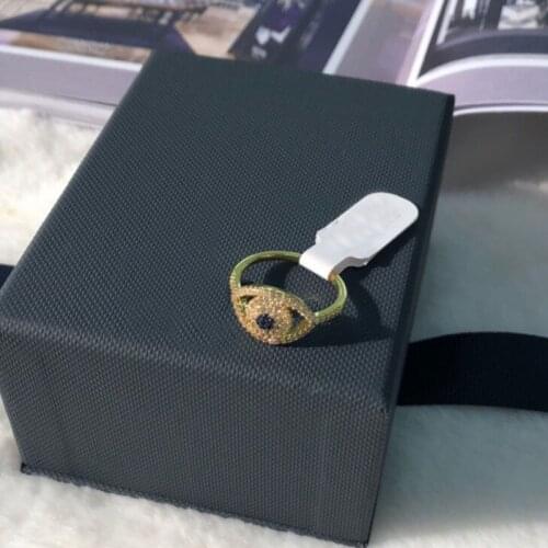 UMGODLY Luxury Brand Lucky Eye Finger Rings Micro Pave Cubic Zircon Zirconia CZ Women Luxury Brand Design Jewelry