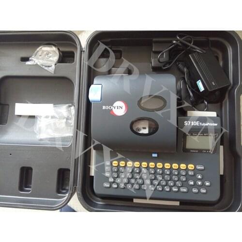 Upgrade S710E Tube Printer Connect PC operation Casing marking machine Heat shrinkable tube printer Cable ID Printer