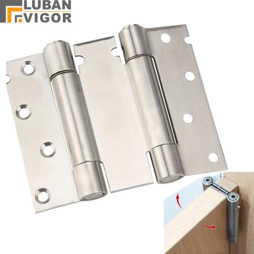 High quality ,4 inch Stainless steel Quiet Two-way hinges ,Adjustable strength,Automatic closing, Door Hardware