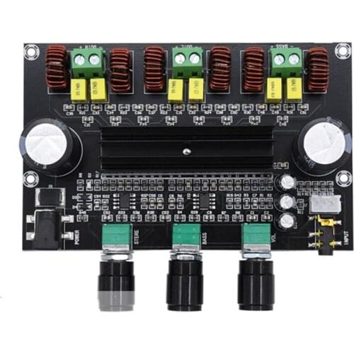 XH-M573 TPA3116D2 80W+80W+100W 2.1 Channel TPA3116 digital Power Amplifier Board Bass Subwoofer amplifier