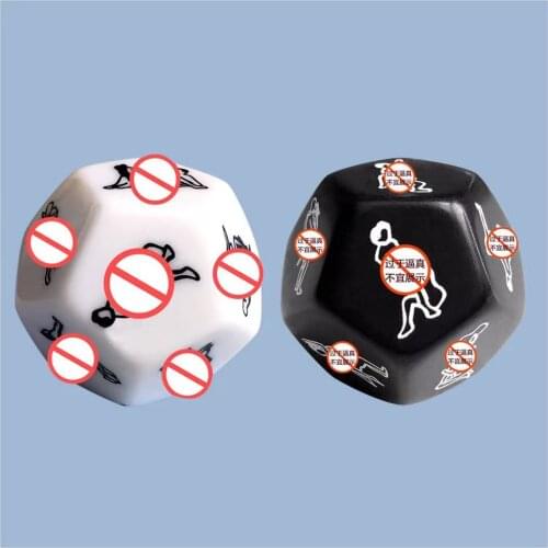 Fun Acrylic Dice Love Dice Sex Dice Erotic Love Game Toy Couple Gift Drop Shipping Games for adults sexy romantic humor