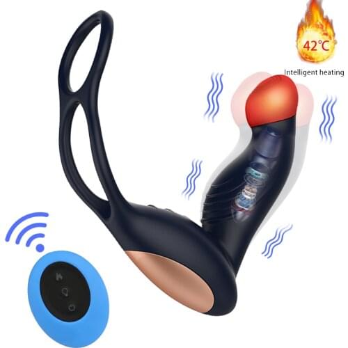 10 Speeds Anal Beads Butt Plug Vibrator Male Masturbation G Spot Prostate Massager Remote Anal Plug Vibrator Sex Toys For Women
