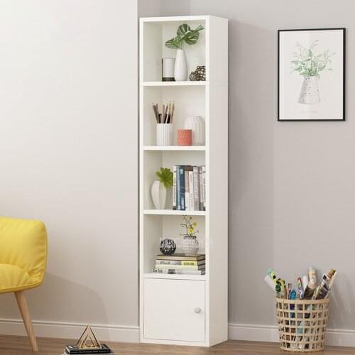 4/5 Layer Floor Corner Bookshelf Simple Modern Living Room Decorative Display Organize Rack Wood Storage Bookshelf Rack Shelf