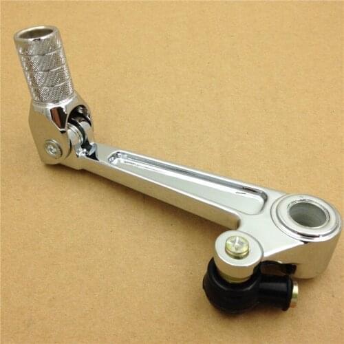 Aftermarket free shipping motorcycle parts Motorcycle Chrome Aluminum Folding Gear Shift Levers For Suzuki GSXR1300 Hayabusa 199
