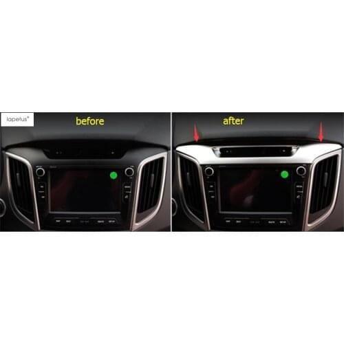 Accessories For Hyundai Creta IX25 2015 2016 2017 Middle Central Instrument / Dashboard Frame Decoration Molding Cover Kit Trim