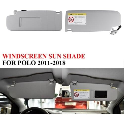 Car Inner Sun Visor Shield Shade Board with Mirror for P-OLO 2011-2018 Left and Right Side