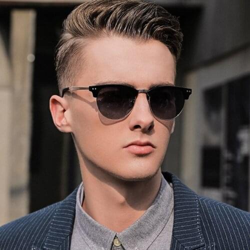 BANSTONE Polarized Sunglasses Lighter Design Square Frame100%UV400 Protection Vintage Driving Men Women Classic Retro UV400