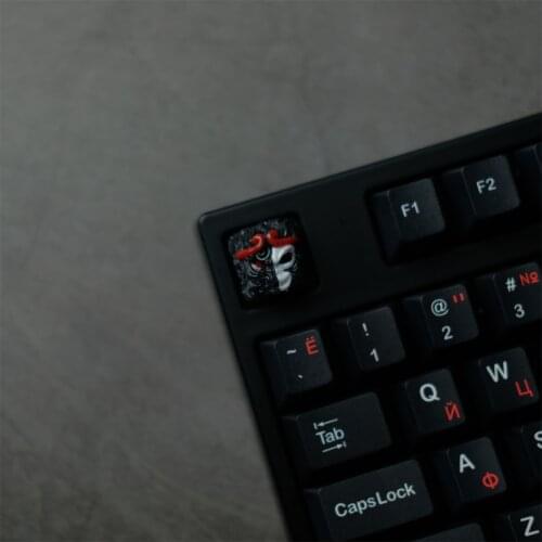 Handmade Natural Resin Goku Model Key Cap Mechanical Keyboard Keycap Compatible Cross MX Switches Keyboard Creative Artisan