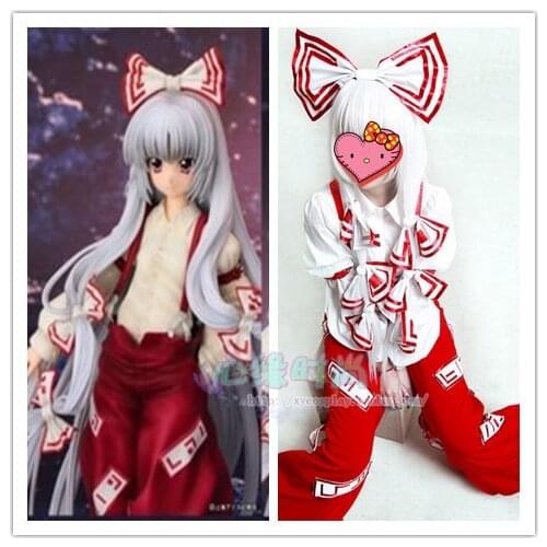 Harajuku Anime TouHou Project cosplay Fujiwara no Mokou Huziwara no Mokou Halloween party male female cosplay costume