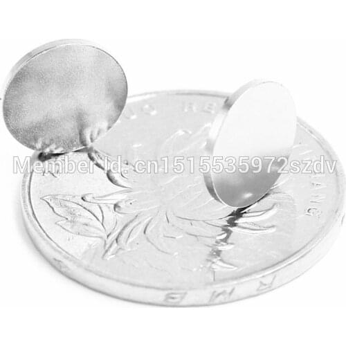 1000pcs Strong Round Dia 10mm x 1mm N35 Rare Earth Neodymium Magnet Art Craft Fridge 10x1mm