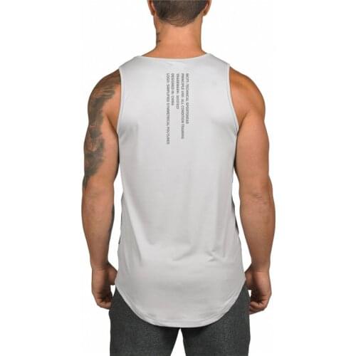 Brand Summer Workout Clothing Mesh Tank Top Men Musculation Gym Bodybuilding Casual Sleeveless Shirt Fitness Quick Dry Vest