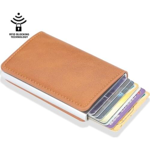 New Rfid Card Holder Men Wallets Money Bag Male Vintage Black Short Purse Small Leather Slim Wallets Mini Wallets Thin