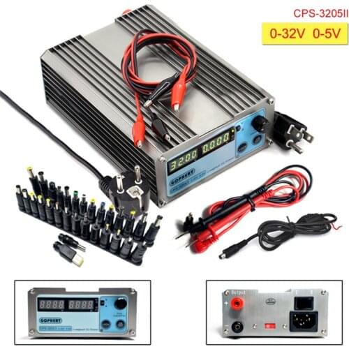 New CPS 3205-II New Version DC Power Supply Adjustable Digital Mini Laboratory Power Supply 32V 5A Accuracy Lab Computer Repair