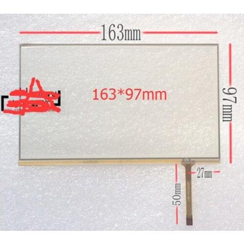 New 7inch 163 * 97mm Touch Screen Digitizer Panel For Texet TB-710HD TB-740HD
