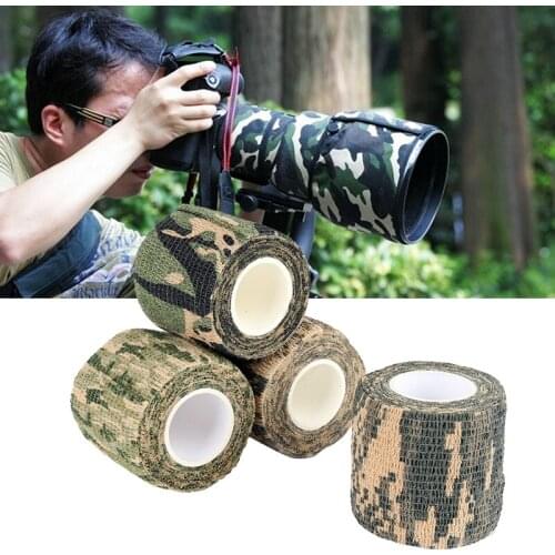 1 Roll Outdoor Hunting protect grass Camouflage Stealth Tape Gun Wrap Rifle Bandage Grass Camo Hunting Tool