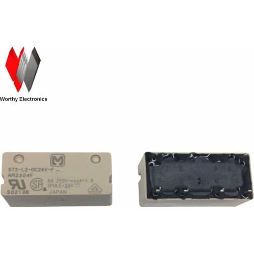Wholesale 10pcs/lot relay ST2-L2-DC24V-F