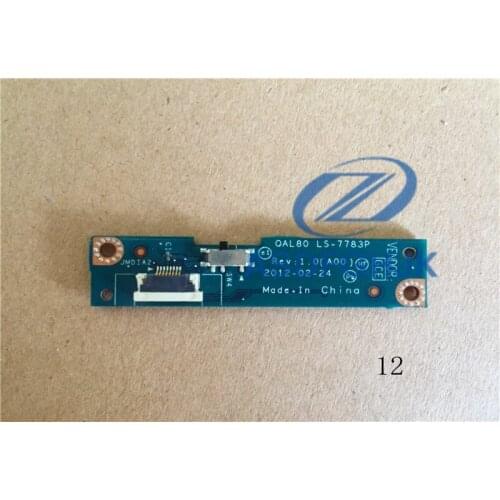 Original For Dell Latitude E6430 Volume Button Wireless Switch Board QAL80 LS-7783P 0VKR87 VKR87 100% Test ok