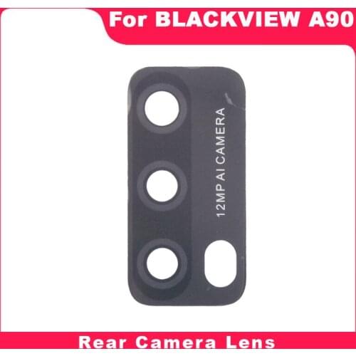 Original Blackview A90 Rear Camera Glass Lens Battery Cover Glass Repair Parts For Blackview A90 Android 11 6.39inch Smartphone
