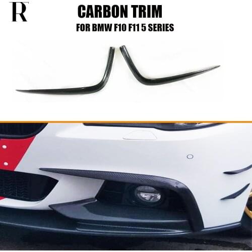 F10 Carbon Fiber Front Bumper Upper Trim for BMW F10 520i 528i 530i 535i 550i with M Package 2010- 2017 ( Not fit M5 )