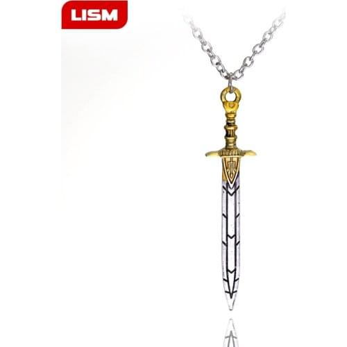 Percy Jackson Necklace Sea Of Monsters Sword Pendant Necklace Charm Long Collier Jewelry For Women Fashion Choker Necklace