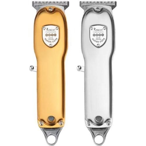 Professional hair clipper metal body oilhead clipper white hair carving haircut machine USB rechargeable metal body