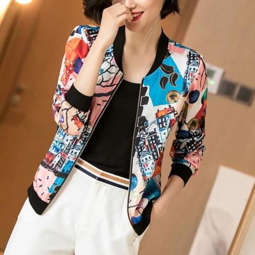 QBKDPU Women's Bomber Jackets