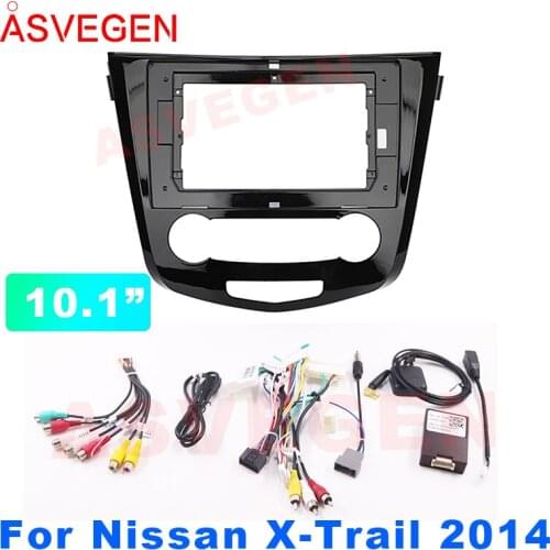 10.1" Car Radio Fascia Frame For Nissan X-Trail 2014 Car Dvd Frame Install Panel Dash Mount Installation Dashboard